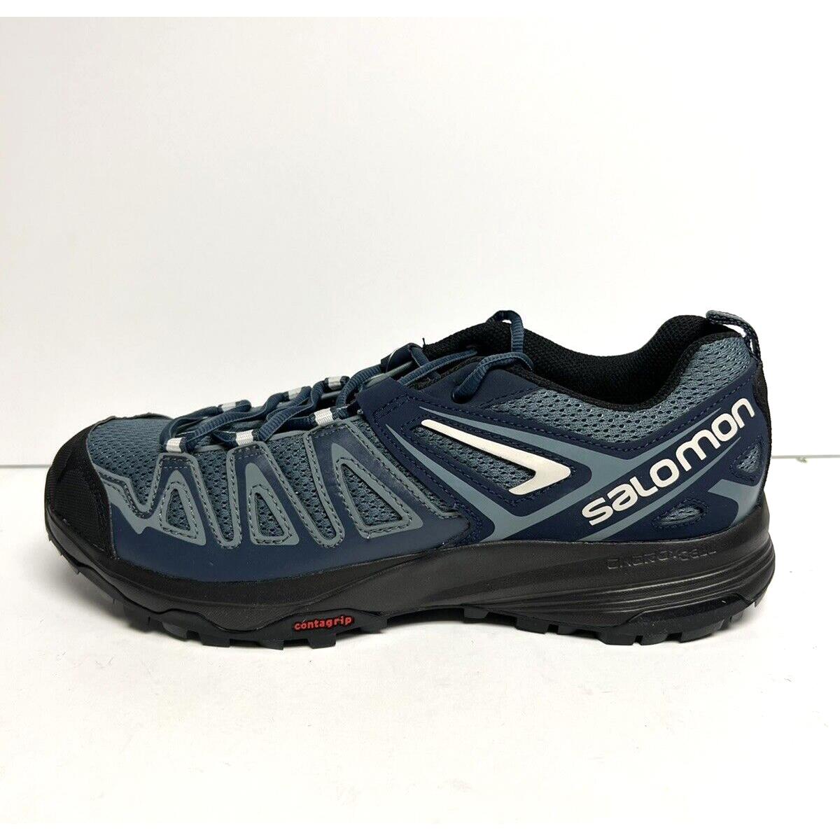Salomon Womens X Crest Trail Hiking Shoes Stormy Blue Size 11 M
