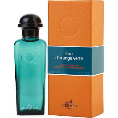 Hermes D`orange Vert By Hermes Eau De Cologne Spray 3.3 Oz