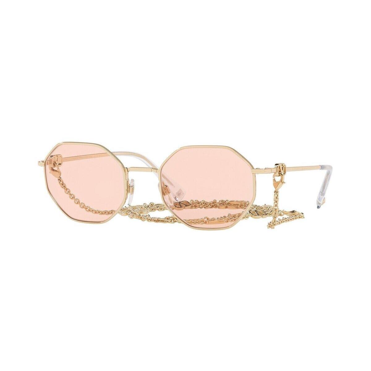 Valentino VA2040 Pale Gold - Pink Lens 3003/5 Sunglasses V Logo ...