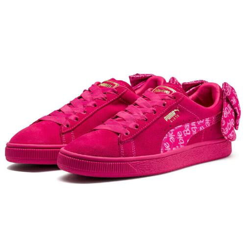Puma Suede Classic Barbie Women`s Sz 8.5 Shoes Sneakers Pink White 366322-01