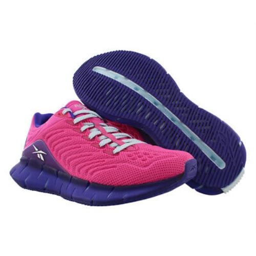 Reebok Zig Kinetica Girls Shoes Size 4.5 Color: Pink/team Purple/blue
