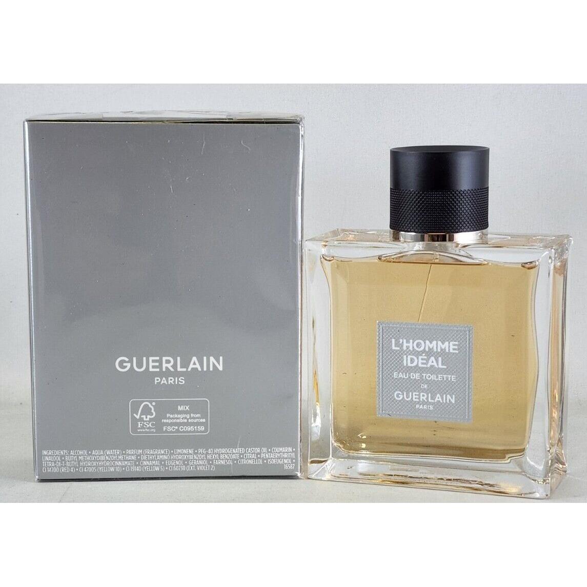 Guerlain L`homme Ideal 100ml 3.3 Oz Eau de Toilette Spray For Men