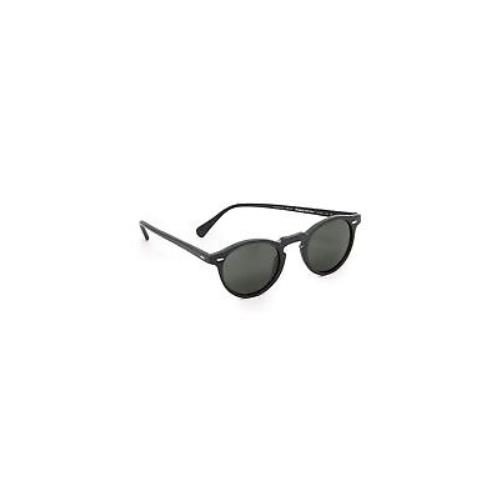 Oliver Peoples Eyewear Men`s Gregory Peck Polarized Sunglasses Matte Black