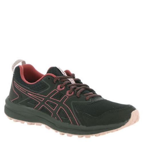Asics Women`s Trail Scout Running Shoes Black/dried Rose Dried Rose Size 6.5