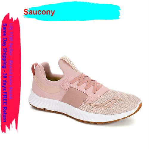 Saucony Stretch & Go Breeze Women`s Stretch Go Breeze Running Shoes Blush Size 5 M