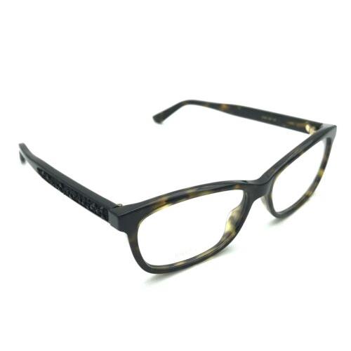 Jimmy Choo JC239 086 Women`s Tortoise Rectangular Eyeglasses 53-15 145 Italy