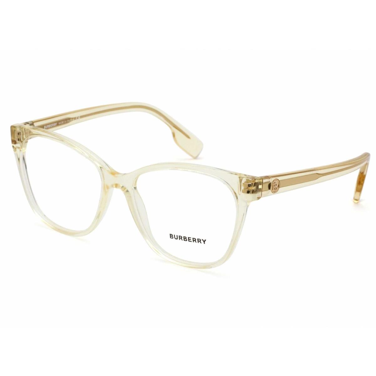 Burberry Women`s Eyeglasses Transparent Yellow Plastic Full Rim BE2345 3852