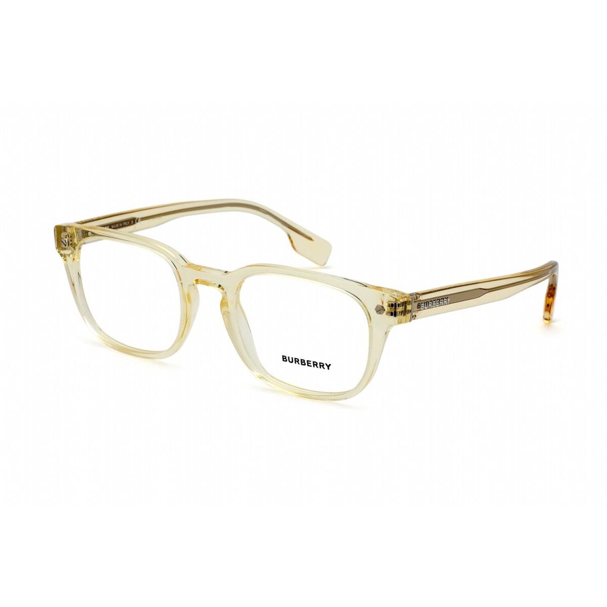 Burberry BE2335 3852 Eyeglasses Yellow Frame Clear Demo Lens Lenses 53 mm