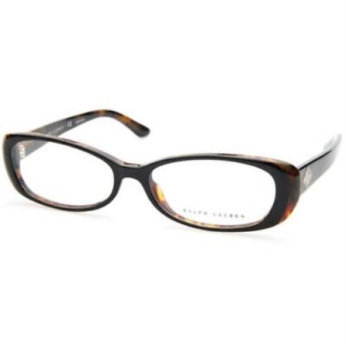 Ralph Lauren RL6089 5260 Women Eyeglasses Black on Tortoise Rectangle