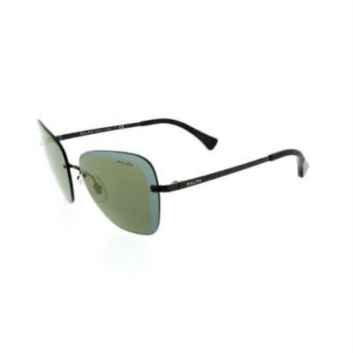 Ralph Lauren RA 4129 9387/6G Sunglasses Black /grey Mirrored Gold Butterfly