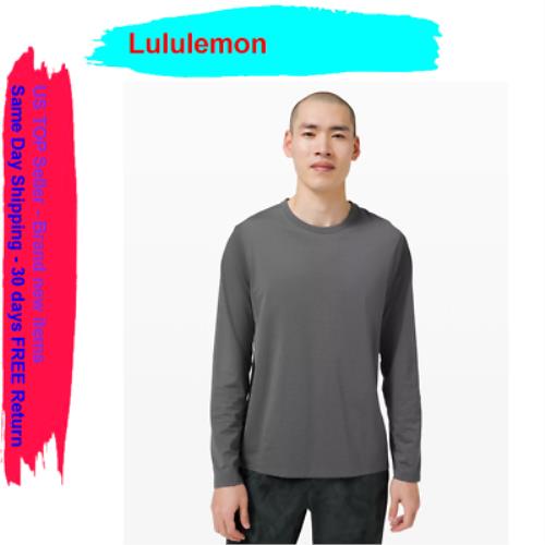 Lululemon The Fundamental Long Sleeve T Shirt in Anchor LM3CZRS XS