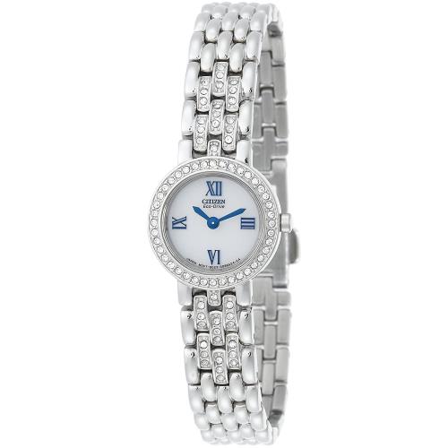 Citizen Eco-drive Diamond Accent Bezel Stainless Steel Women s Watch EW9800-51A