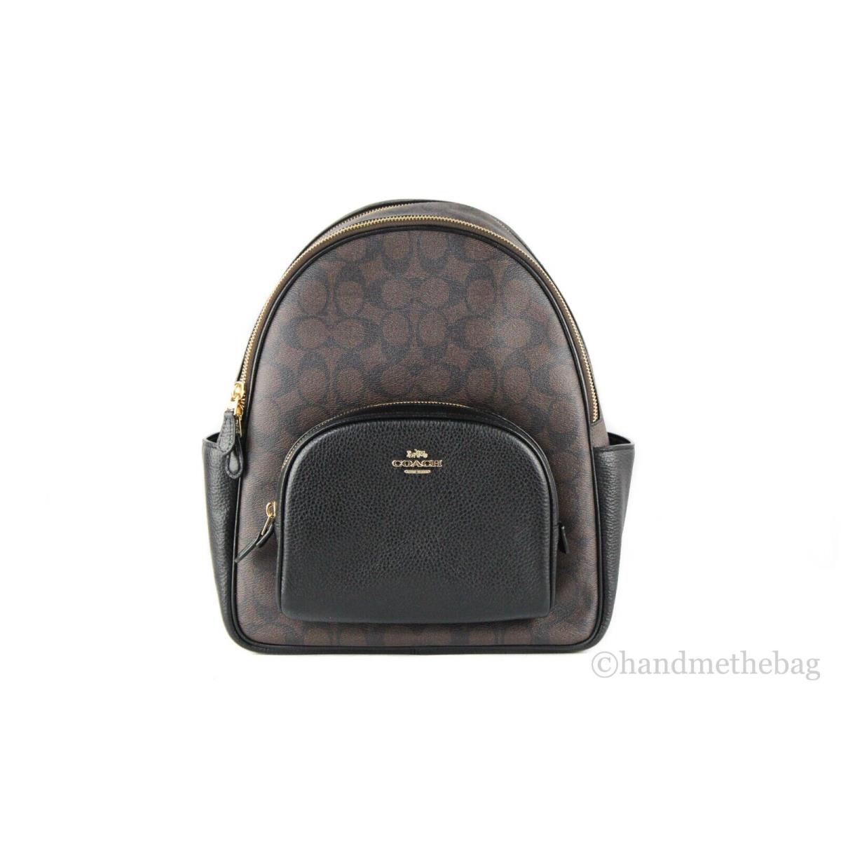 Coach 5671 Court Signature Leather Medium Backpack