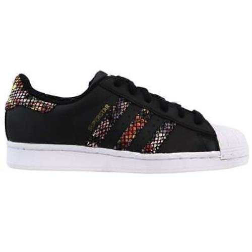 Adidas FW3693 Superstar Snake Lace Up Womens Sneakers Shoes Casual