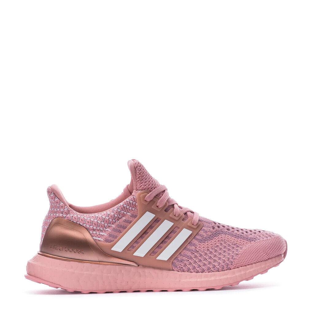 Womens Adidas Ultraboost 5.0 Dna Wonder Mauve/white/acid Red GY7953 Shoes - Pink