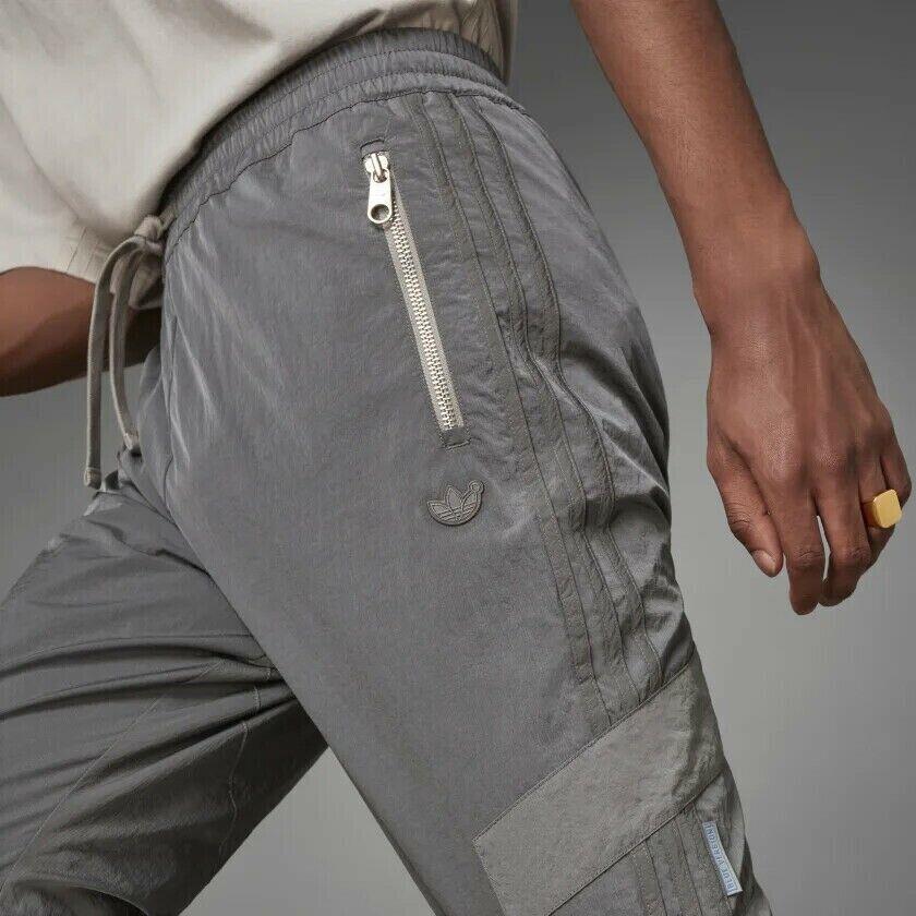 Adidas Originals Men`s Blue Version Trefoil Badge Silver Track Pants Rare