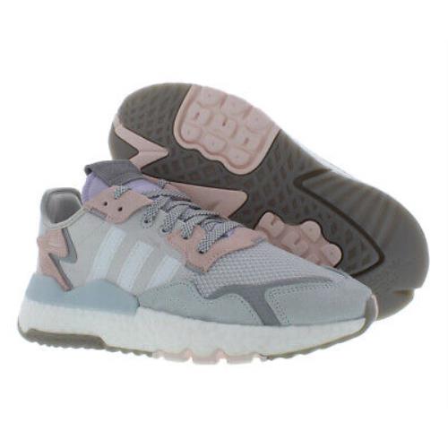 Adidas Originals Nite Jogger W Womens Shoes Size 10 Color: Pink/sky/white