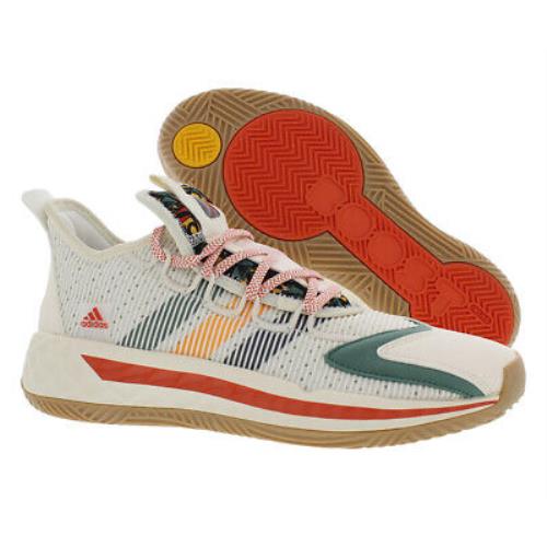 Adidas Pro Boost Low Mens Shoes Size 8 Color: Beige/orange/green