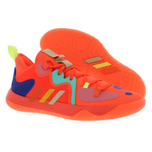 Adidas Harden Stepback 2 Mens Shoes Size 10 Color: Orange/multi