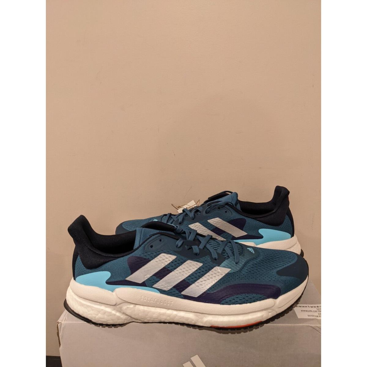 Adidas Men`s Solar Boost 3 Shoes Size | 692740563367 - Adidas shoes Solar Glide - Orbit Indigo / Silver / Sonic Ink | SporTipTop