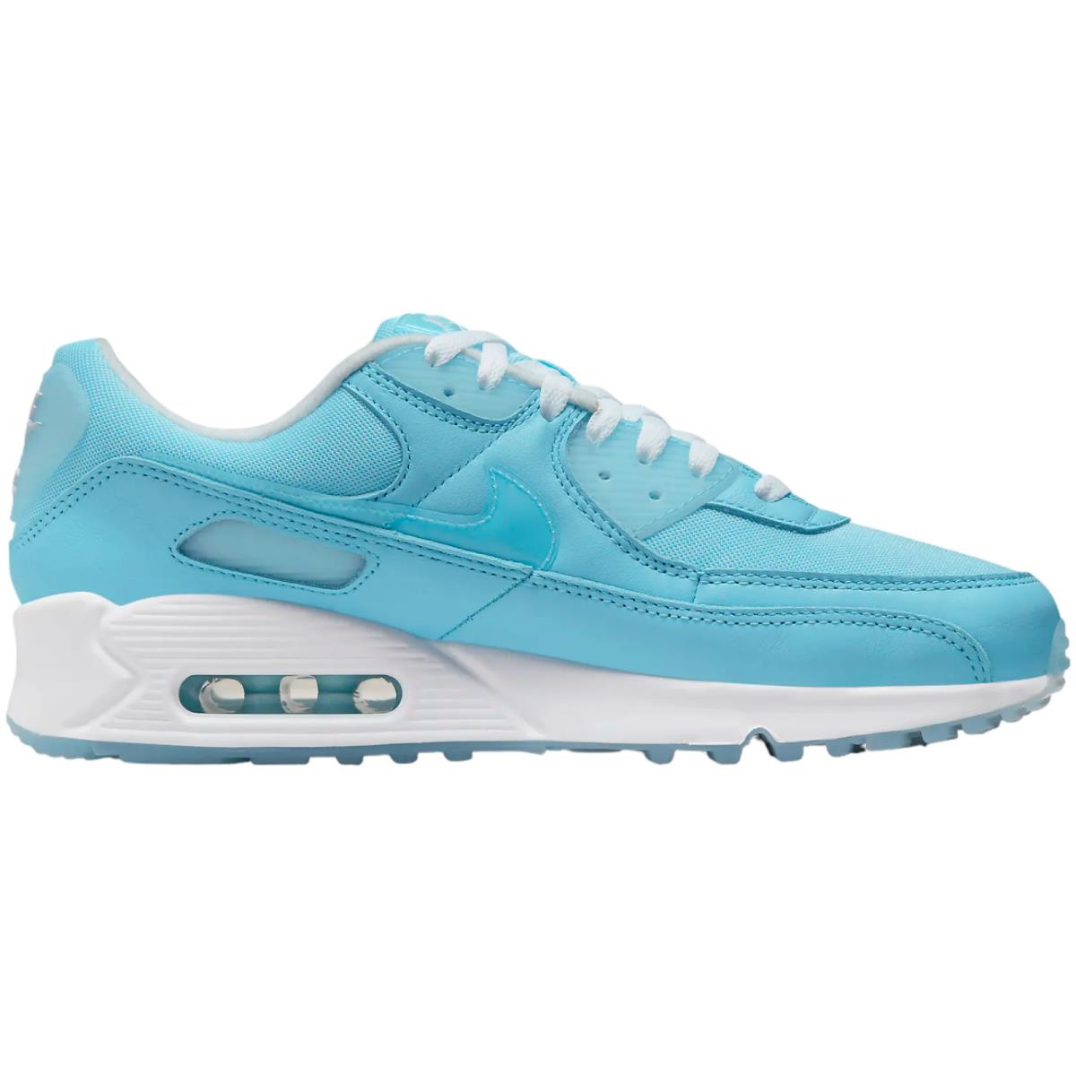 Nike Air Max 90 Men`s Casual Shoes All Colors US Sizes 7-14 Bestseller Blue Chill/Blue Chill/White
