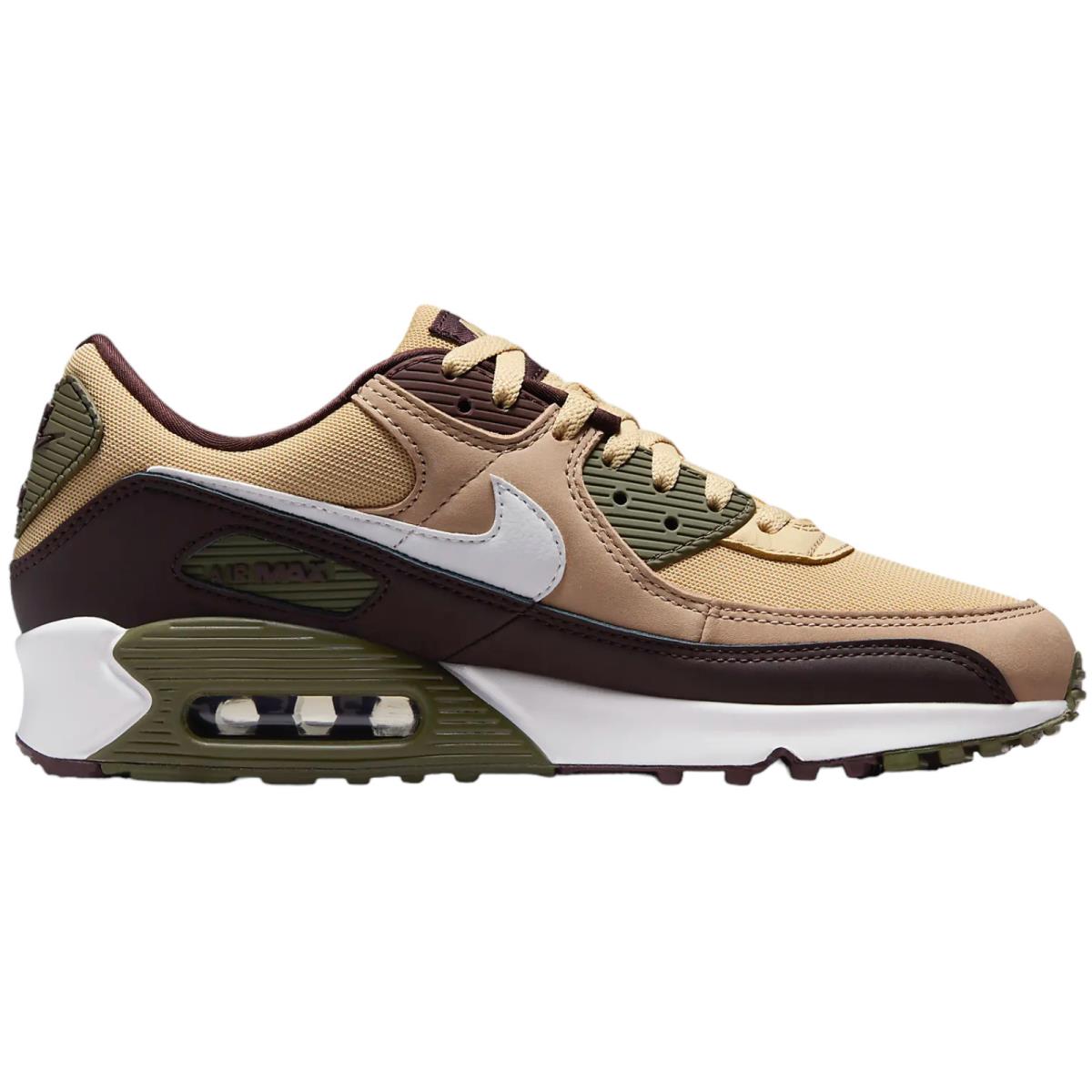Nike Air Max 90 Men`s Casual Shoes All Colors US Sizes 7-14 Bestseller Hemp/Sesame/Earth/Summit White