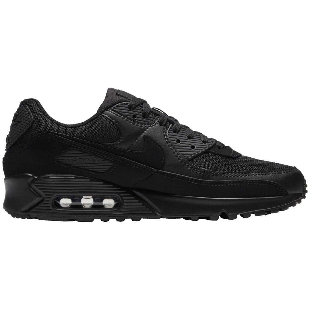Nike Air Max 90 Men`s Casual Shoes All Colors US Sizes 7-14 Bestseller Triple Black