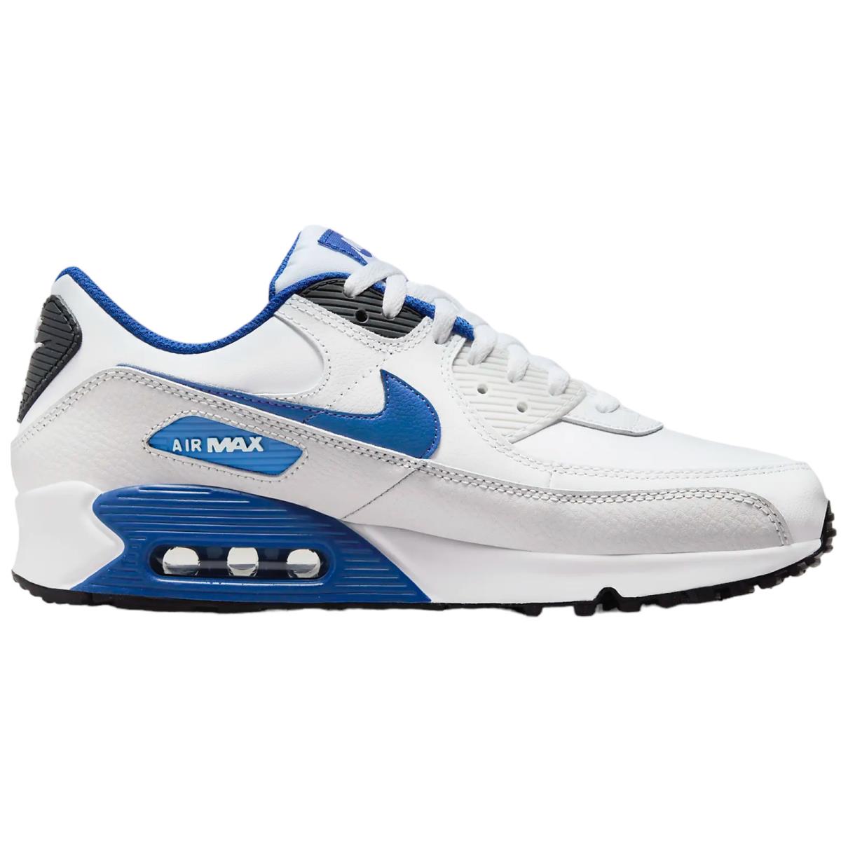 Nike Air Max 90 Men`s Casual Shoes All Colors US Sizes 7-14 Bestseller White/Photon Dust/Black/Game Royal