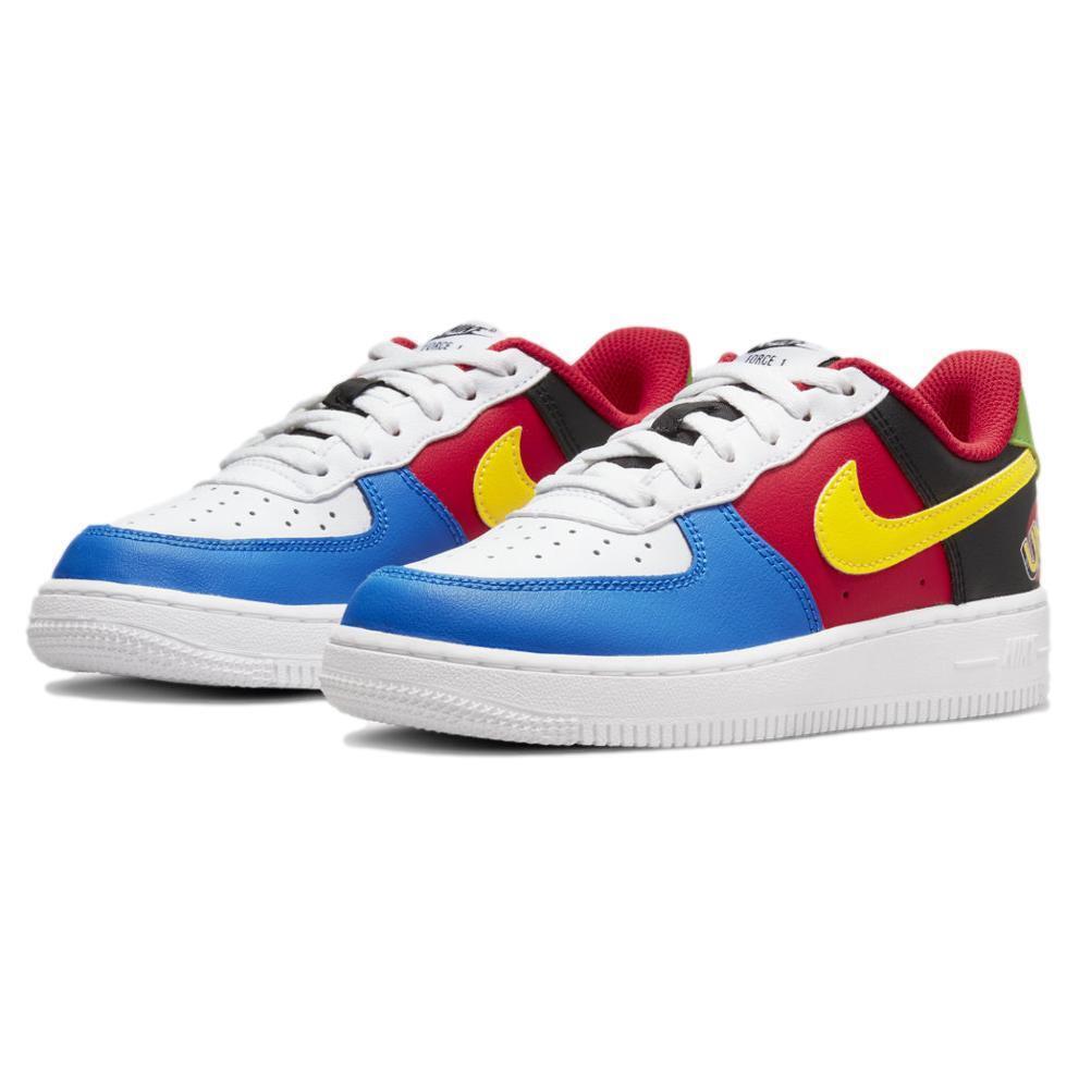 Nike Uno x Air Force 1 Low PS `50th Anniversary` Toddler Shoes DO6635-100 - White/University Gold