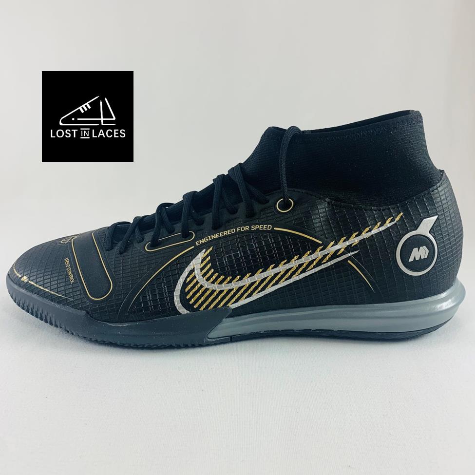 Nike Mercurial Superfly 8 Black Men`s US Size 13 Soccer Shoes DJ2875-007