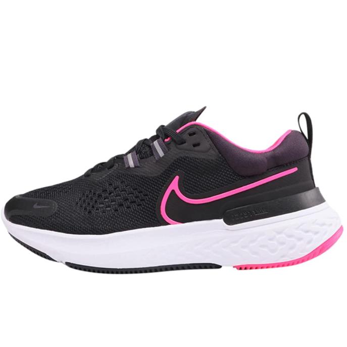 Nike React Miler 2 Women Running Shoes CW7136-003 | 883212875877 - Nike shoes Miler - Black/hyper pink-cave purple noir | SporTipTop