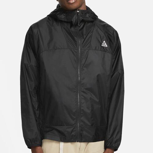 Nike Acg Cinder Cone Windproof Jacket DB0978-013 Black/white Men`s Medium M