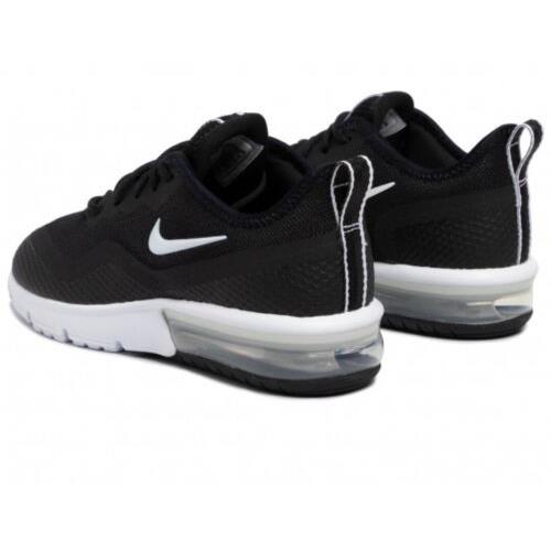 Nike Air Max Sequent 4.5 Women Shoes Athletic Sneakers Black Size 7.5 BQ8824001 - Black / White