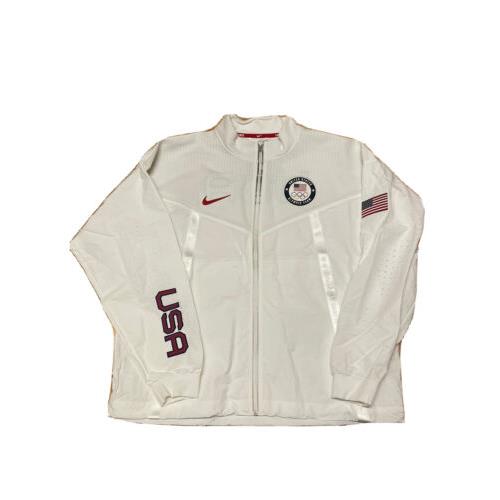 Nike Team Usa Windrunner Olympic Medal Stand Jacket CK4552-100 Men s Size 2XL