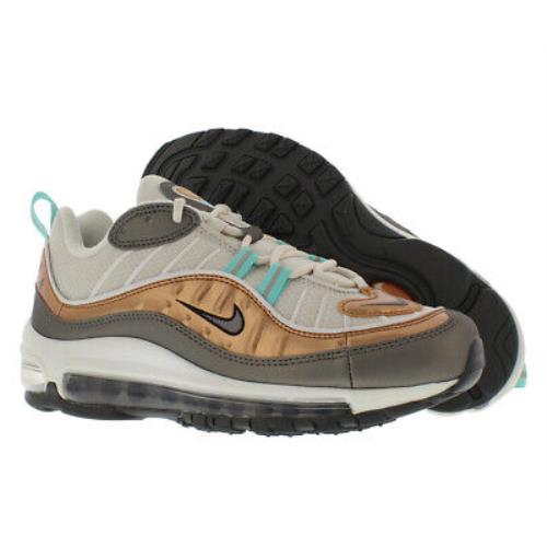 Nike Air Max 98 Se Womens Shoes Size 5.5 Color: Biege/metallic Pewter/rose Gold