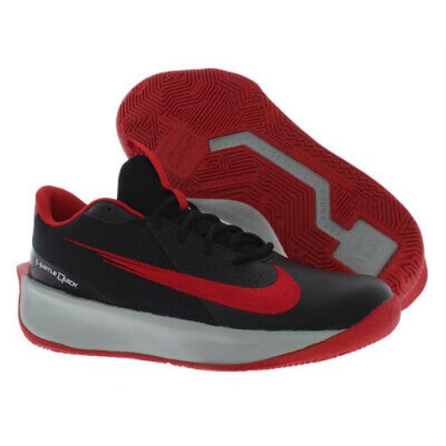 Nike Team Hustle Quick 3 Boys Shoes Size 6.5 Color: Black/red/white