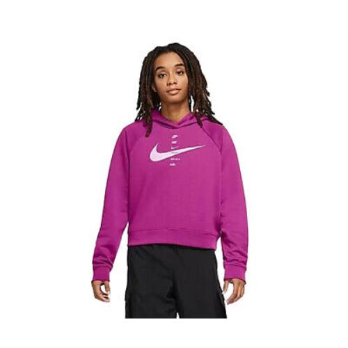 Nike Sportswear Swoosh Womens Active Hoodies Size S Color: Berry/pink