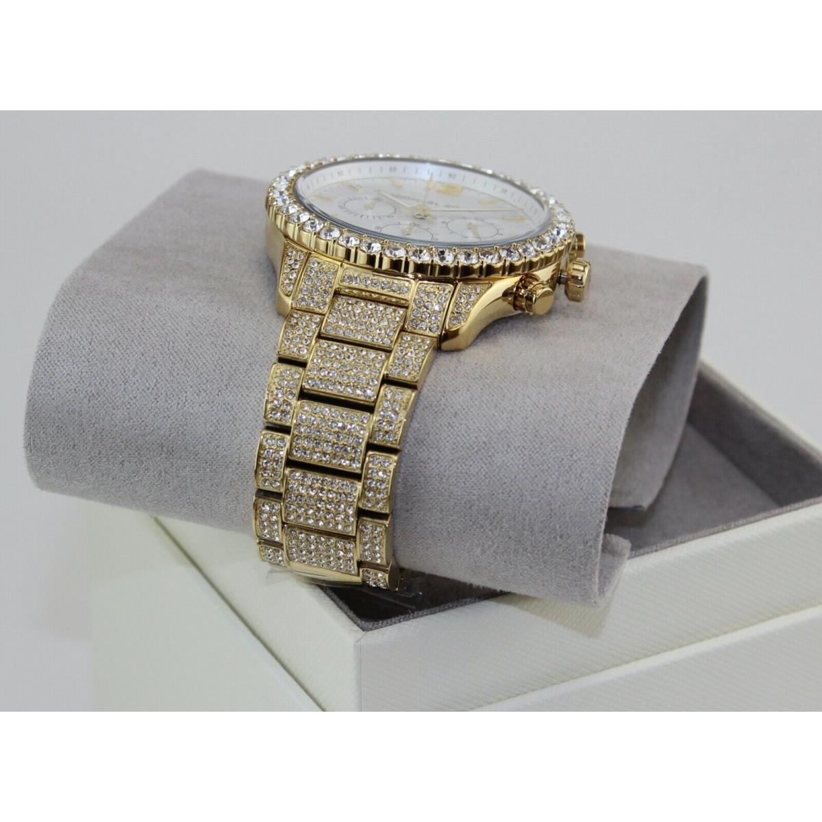 Michael Kors Layton Gold Crystals Glytz Pave MK6941 Women`s Watch - Michael  Kors watch - 796483528208 | Fash Brands