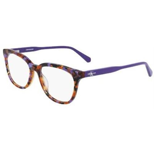 Calvin Klein Jeans CKJ21607 Purple Tortoise 501 Eyeglasses - Frame: purple-tortoise