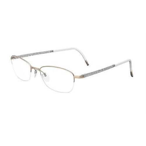 Silhouette Illusion Nylor 4453 Eyeglasses 6053 Gold Matte