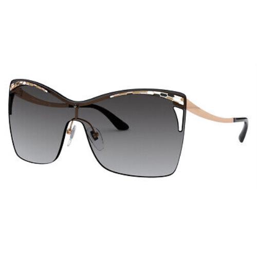 Bvlgari sunglasses  - Black Frame, Grey Gradient Lens, Pink Gold Model