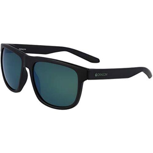 Dragon DR Sesh LL H2O Non Polar 003 Black Sunglasses with LL Petrol Ion Lens - Frame: Black, Lens: Green, Manufacturer: