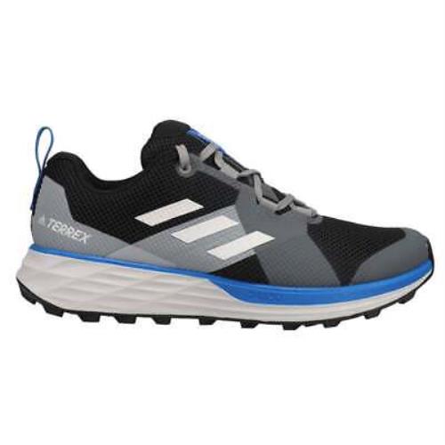 Adidas EH1837 Terrex Two Trail Mens Running Sneakers Shoes - Black Grey
