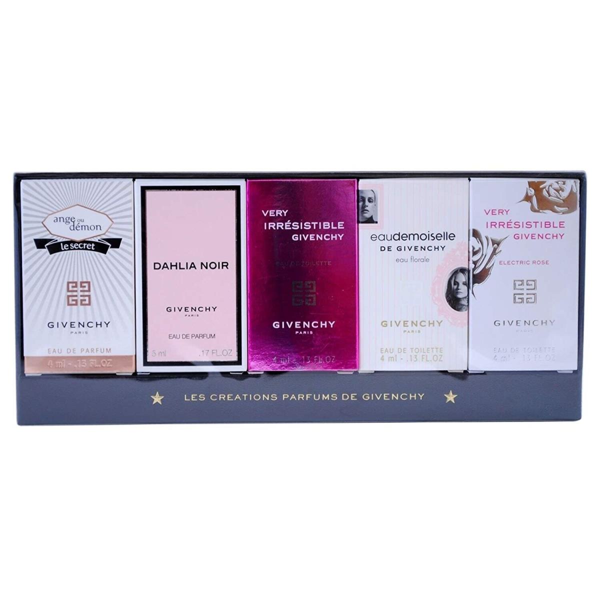 Les Creations Parfums De Givenchy 5 Pack 0.13 + 0.17 Fl. Oz. Perfume Women