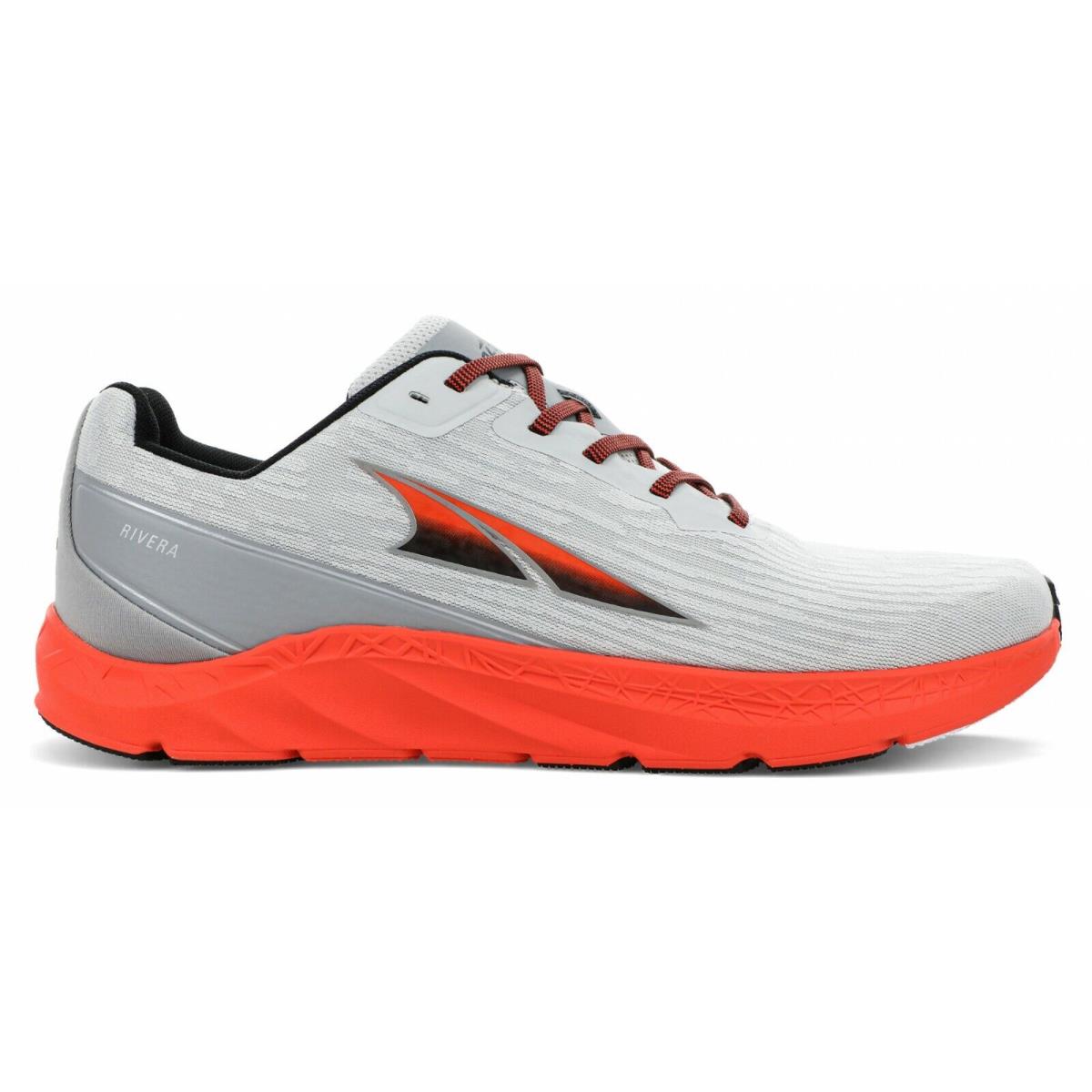 Altra Rivera Athletic Shoes Men`s Gray Orange Size 9.5 / 10