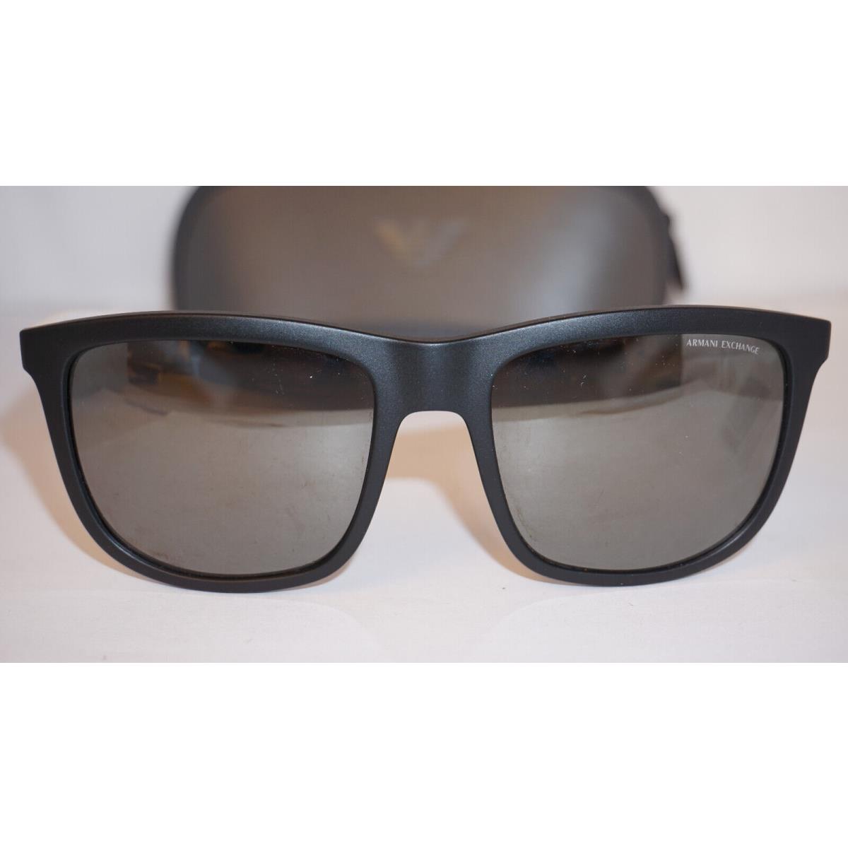 Armani Exchange Sunglasses Black Grey Mirror AX4093S 8078Z3 56 18 145