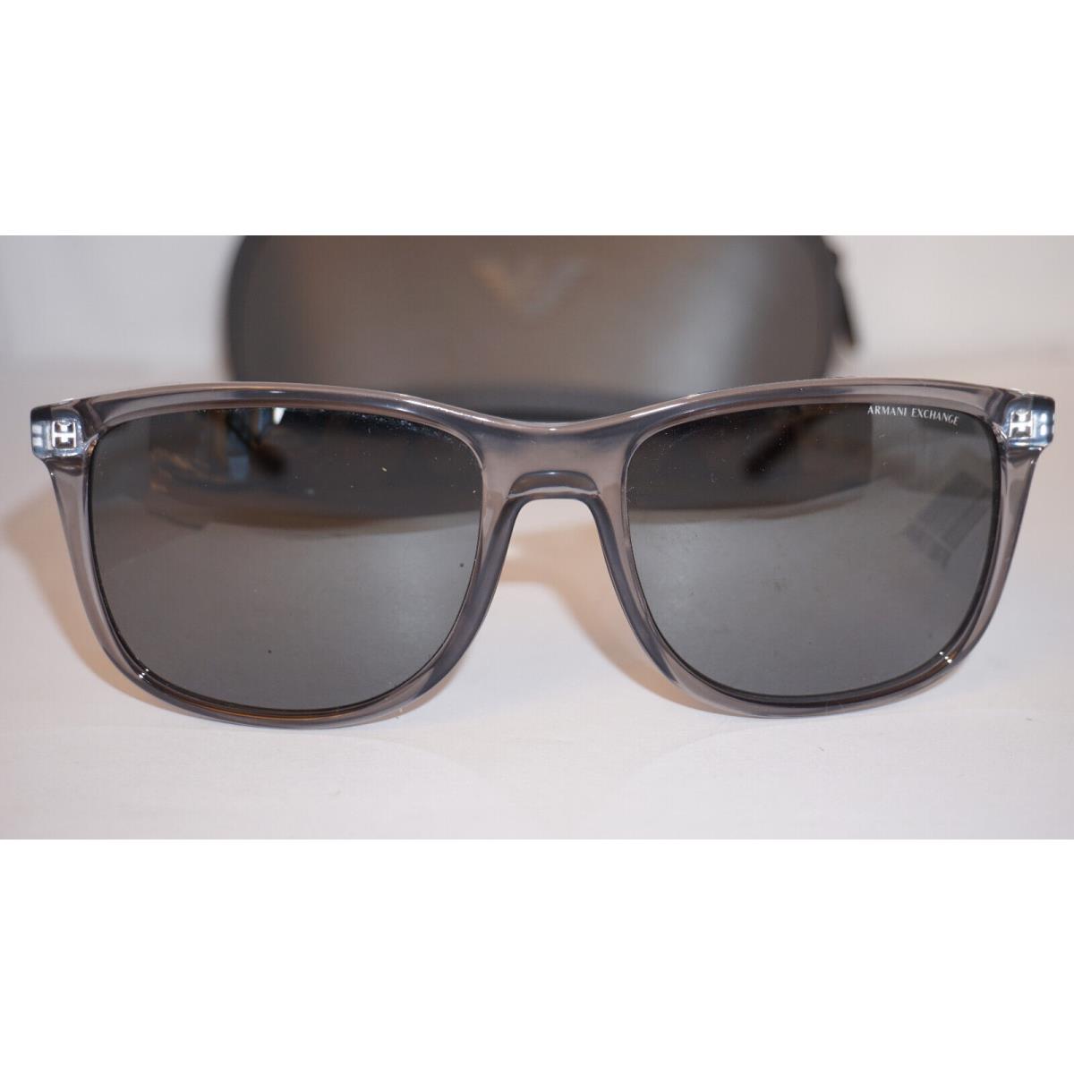 Armani Exchange Sunglasses Grey Transparent Grey AX4070S 82396G 57 18 145