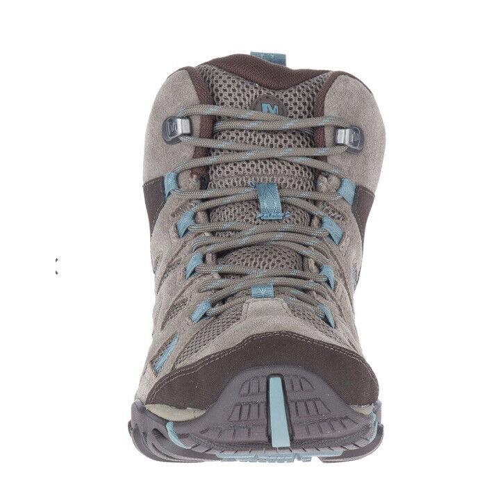 Merrell Womens Deverta 2 Mid W P Hiking Shoes Sneakers Falcon/ Trooper 9.5