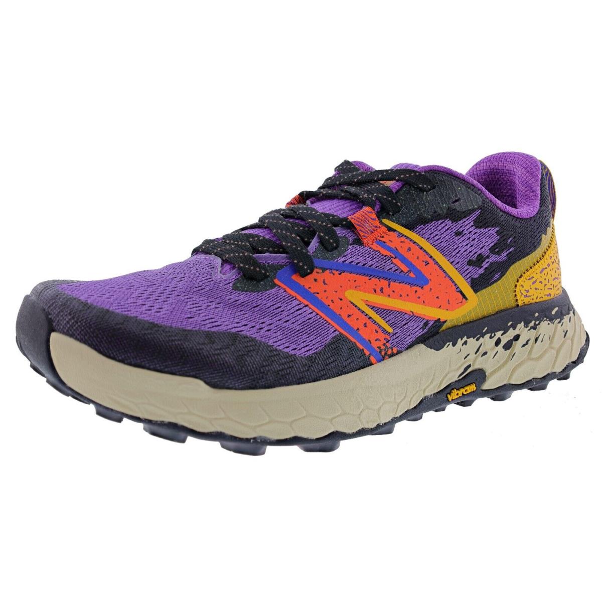 New Balance Men S Fresh Foam Hierro Mthier V7 2E Wide Width Trail Running Shoes MYSTIC PURPLE / BLACK SUNFLOWER