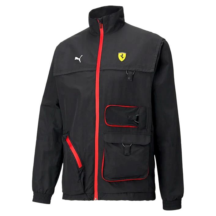 Puma X Scuderia Ferrari Motorsport Race Driving Statement Zip Coat Rain Jacket